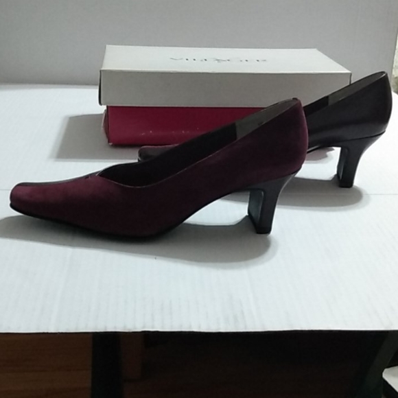 Ladies Villagers Burgundy Shoes Size 8 Make An Offer - Picture 5 of 12